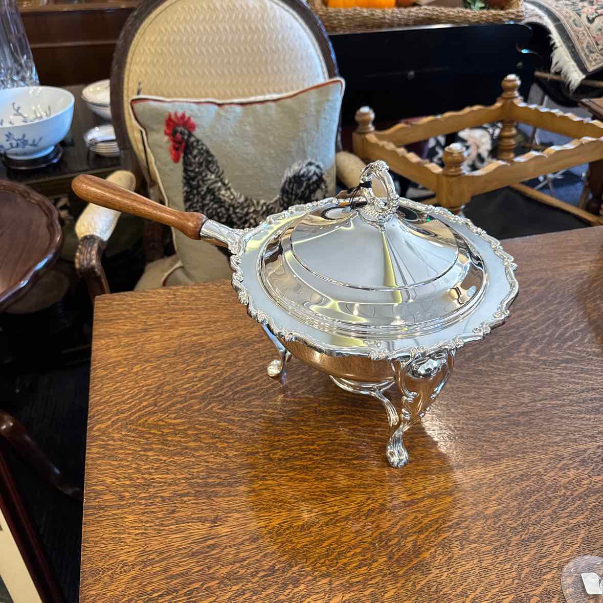 F.B. Rogers Silver Plate Chafing Dish