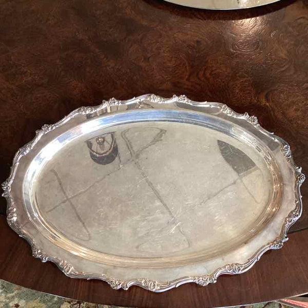 Silverplate Oval Tray