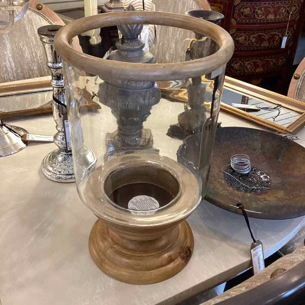 Williams Sonoma Large Wooden Base Candle
