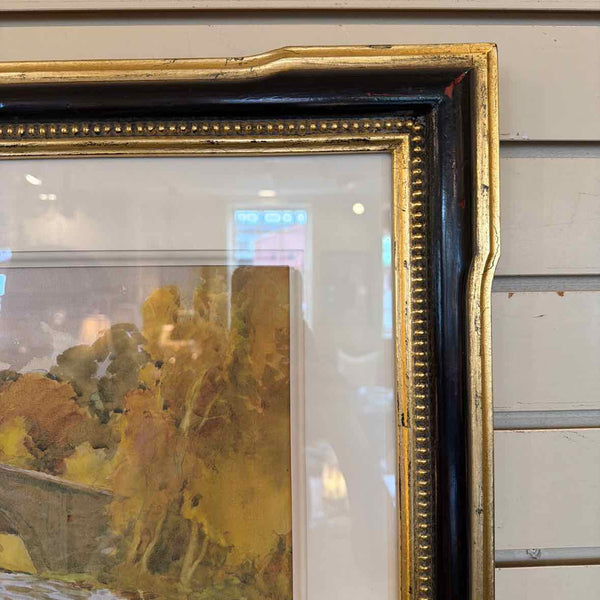 Trowbridge Gallery Watercolor "Autumn Lake"