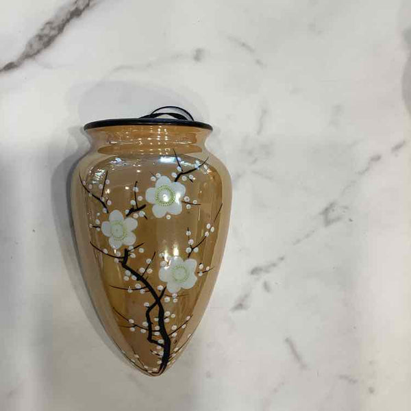 Lusterware Yellow Wall Pocket