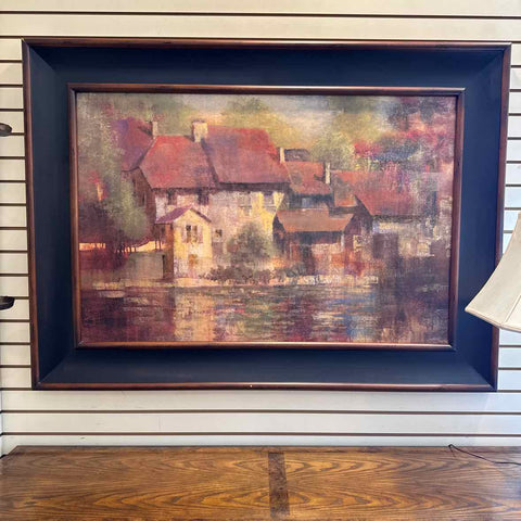 Abstract House Scene - Painting