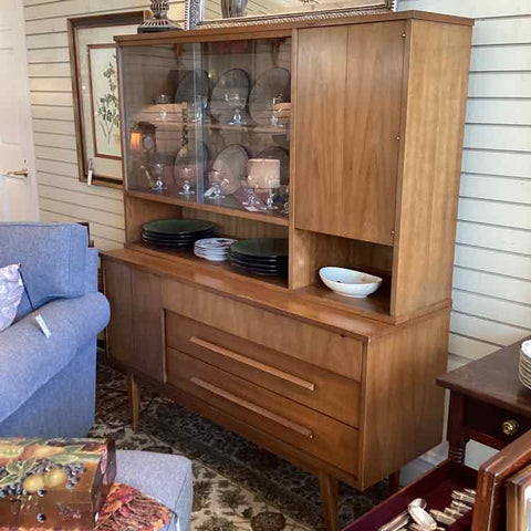 "As Is" Mid Century Modern Hutch