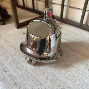 Silver Ceramic Bell