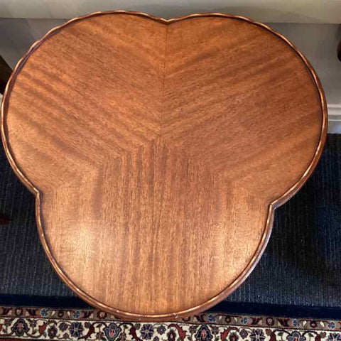 Clover Top Mahogany Table