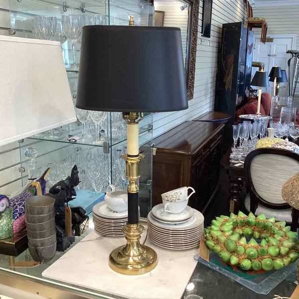 Brass Candlestick Lamp