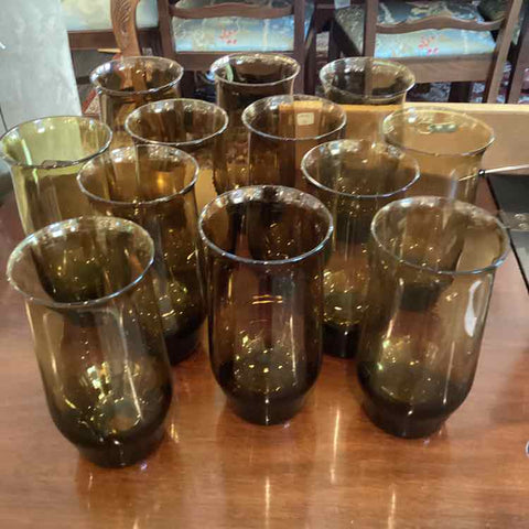 12 Amber Tumblers - Danby (England)