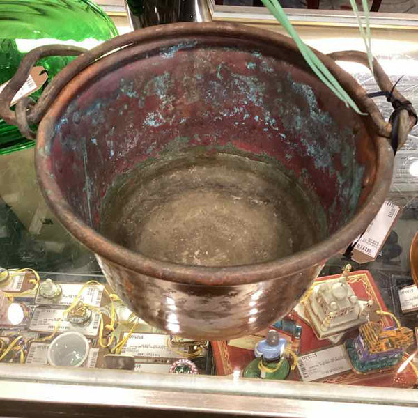 Copper Planter with Handle