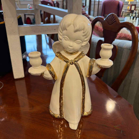 Ceramic Angel Candleholder