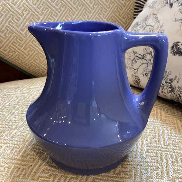 Blue Pottery Pitcher