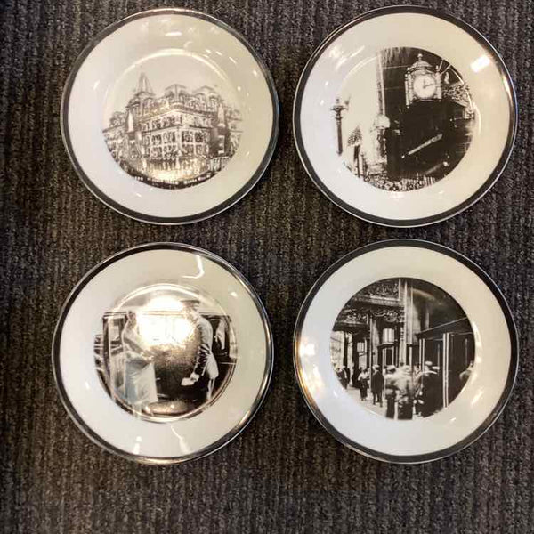 Set of 4 Vintage Marshall Field Plates