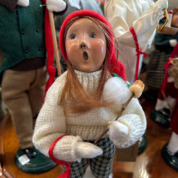 Byers Caroler Girl Roasting Marshmellows