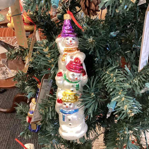Radko 3 Snowmen Ornament