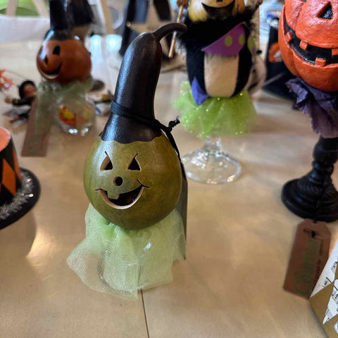 Green Gourd On Stand