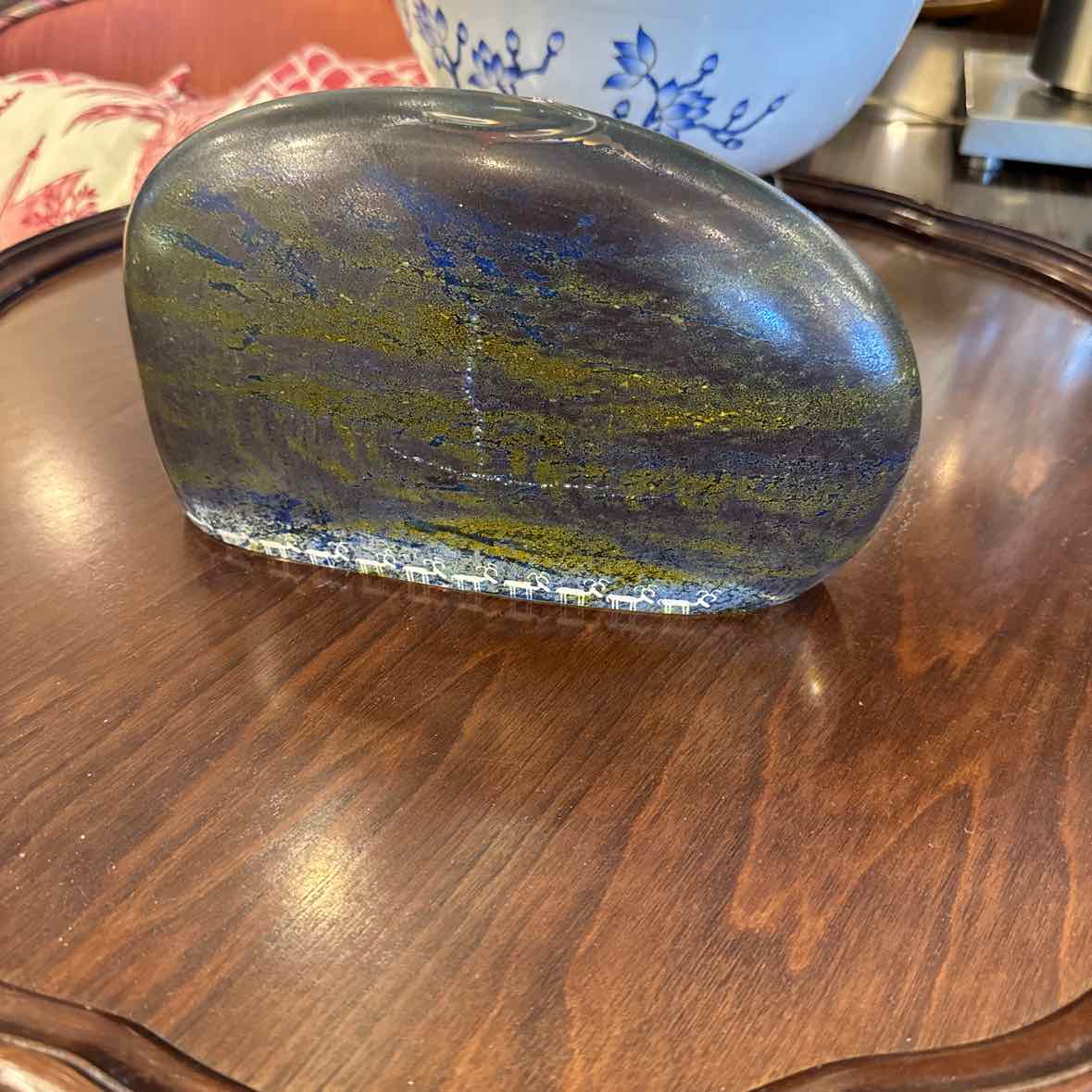 Kosta Sweden Glass Paperweight