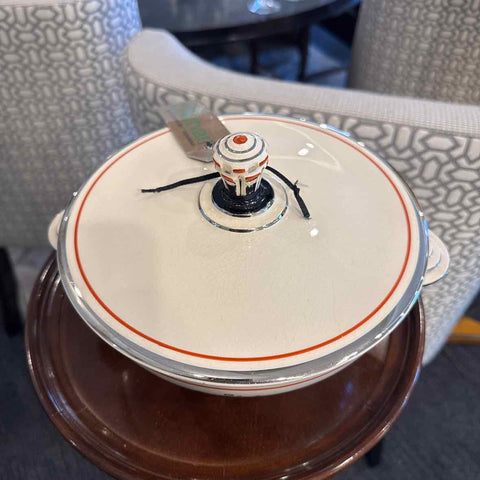 Art Decor Style Platinum Alloy Casserole Dish