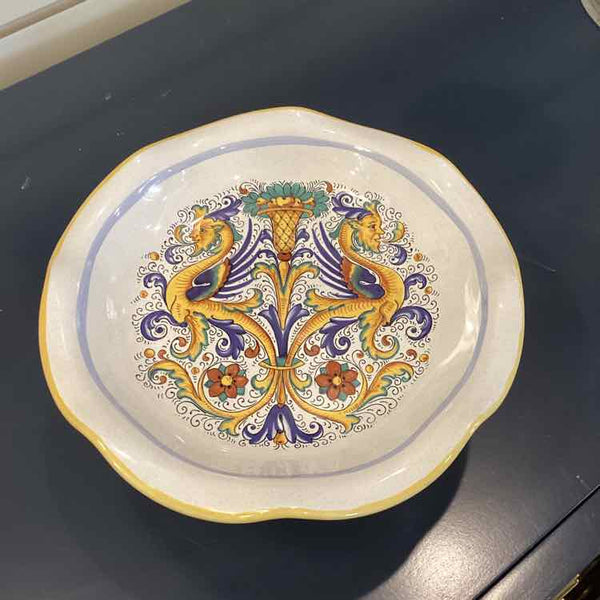 Deruta Footed Italian Platter