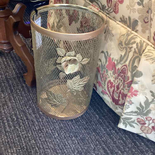 Metal Mesh Waste Basket