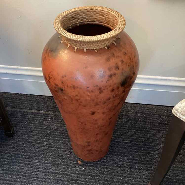 Brown Metal Vase