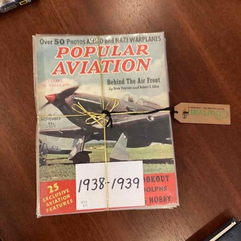 Magazines: Popular Aviation 1938-1939