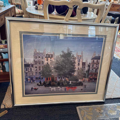 European Street Scene Print