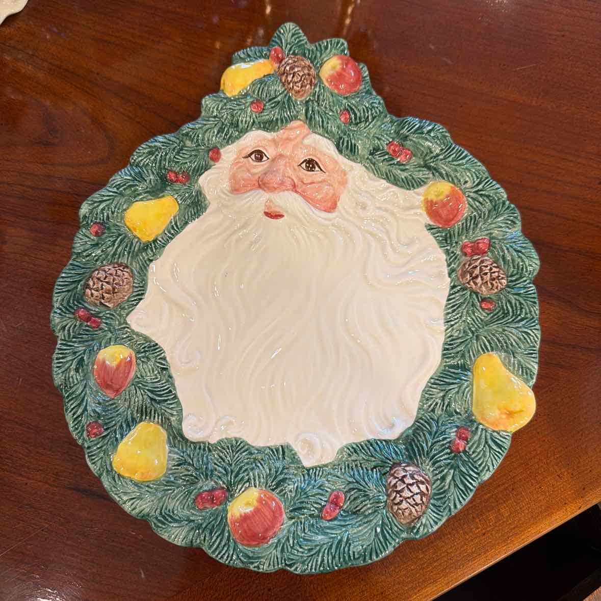 Fitz & Floyd Santa Plate