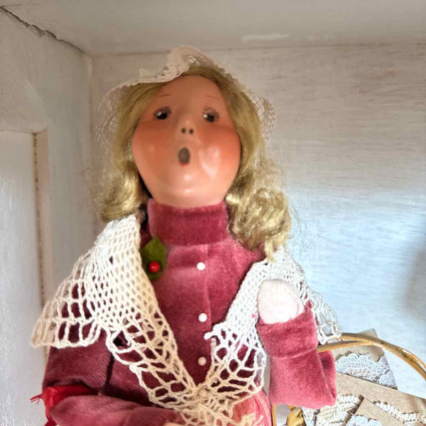 Byers' Choice Caroler Selling Lace