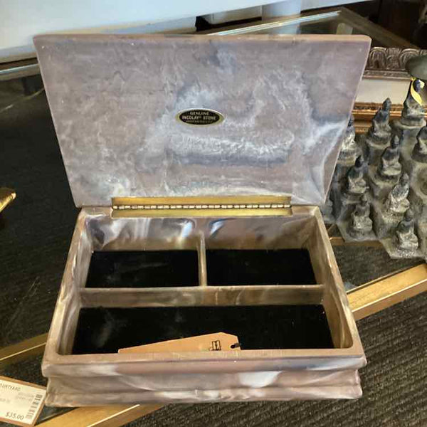 Incolay Hinged Stone Box