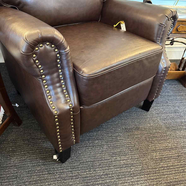 Leather-like Brown Recliner