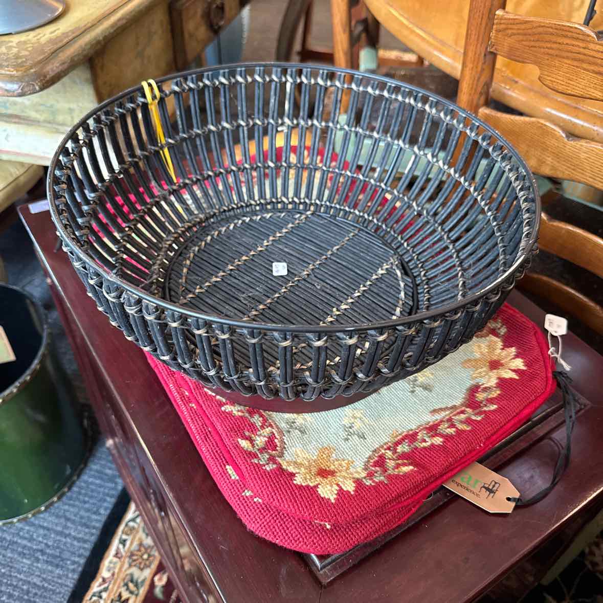 Black Woven Basket