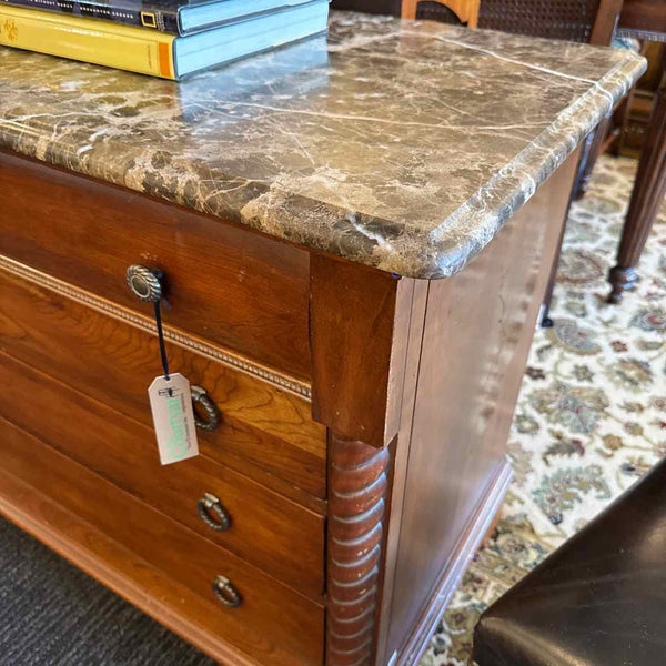 Marble Top Barley Twist Dresser