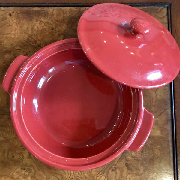 Longaberger Red Casserole Dish