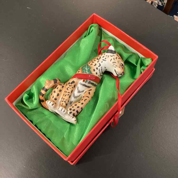 Jaguar Porcelain Ornament