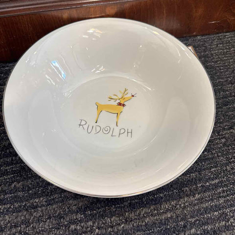 Pottery Barn Rudolph Serving Salad Bowl