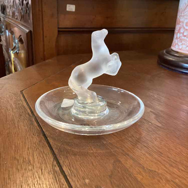 Lalique Kazak Rearing Horse Dish