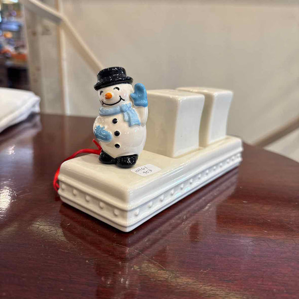 Nora Fleming Snowmen Salt And Pepper Shakers