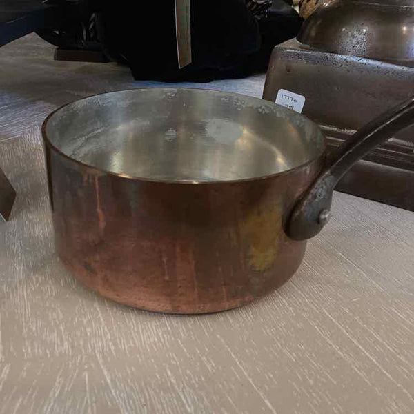French Tin Copper Tinned Saucepot