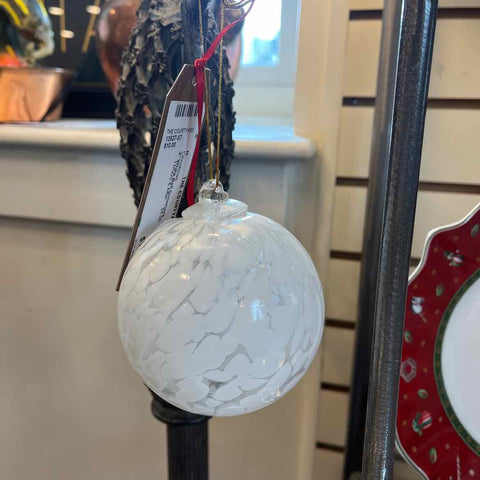 White Ball Ornament