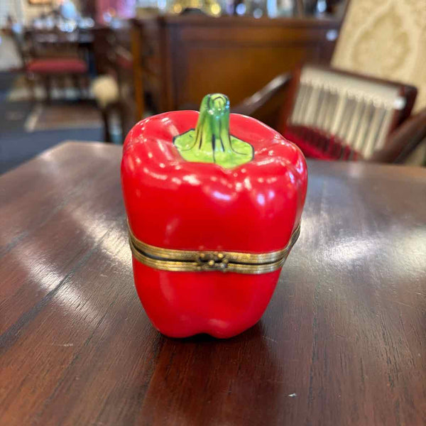 Limoges Red PepperTrinket  Box