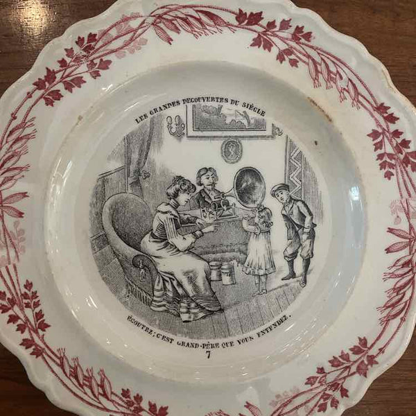 French Transferware Plates