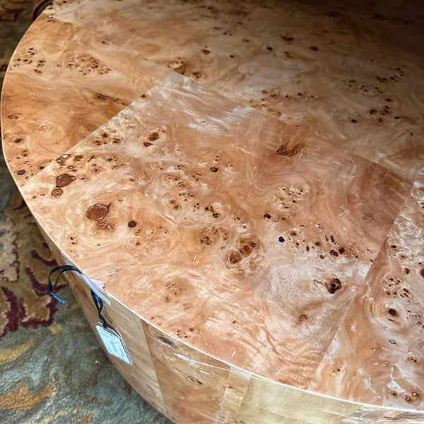 Round Burl Coffee Table