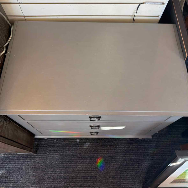 Restoration Hardware Side Table with 3 Drawers