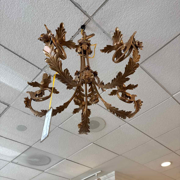Gold 5 Light Chandelier