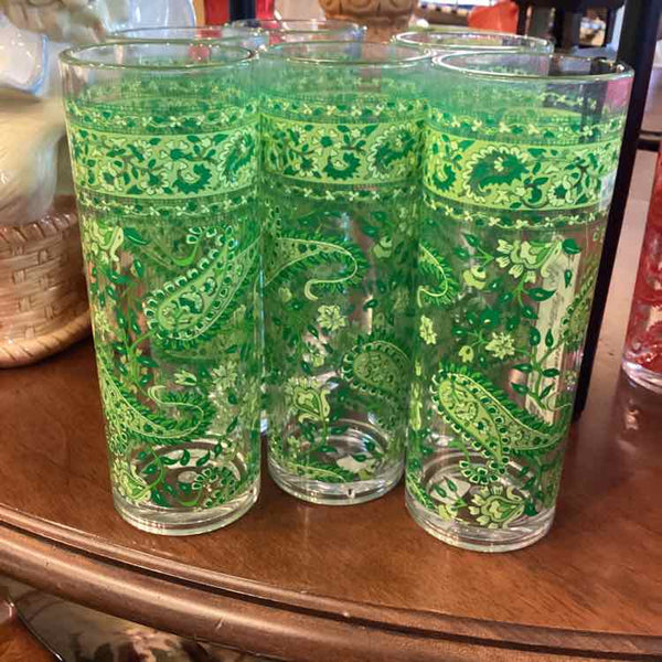 Six Pottey Barn Acrylic Glasses