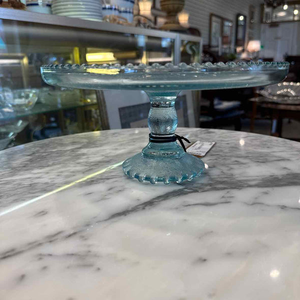 Light Blue Cake Plate Stand