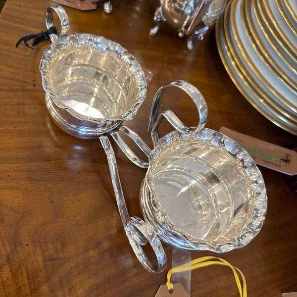 Silverplate Cream and Sugar