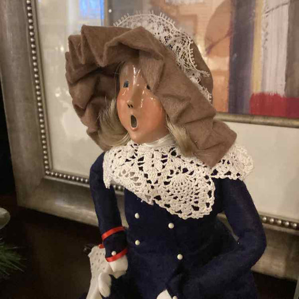 Byer's Choice Girl Caroler with Doll