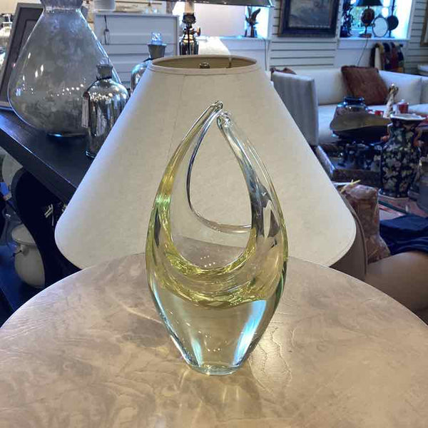 Italian Murano Yellow Bowl