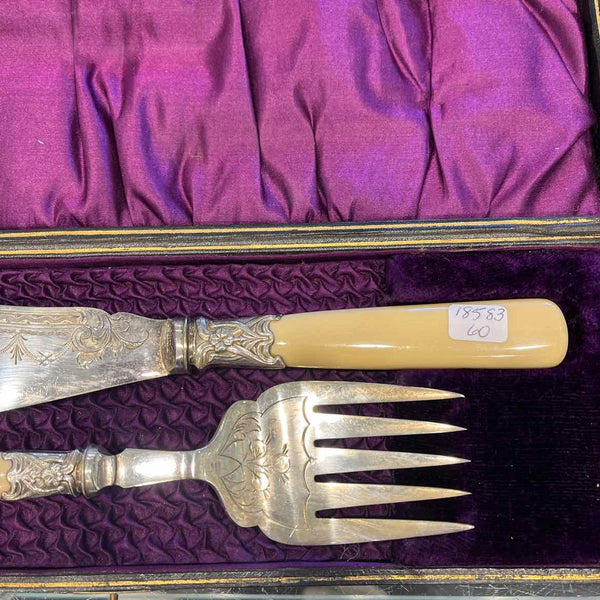 E.P.M.S. Serving Fork And Knife