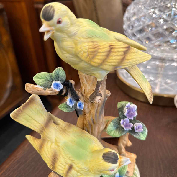 Royal Crown Yellow Birds Figurine